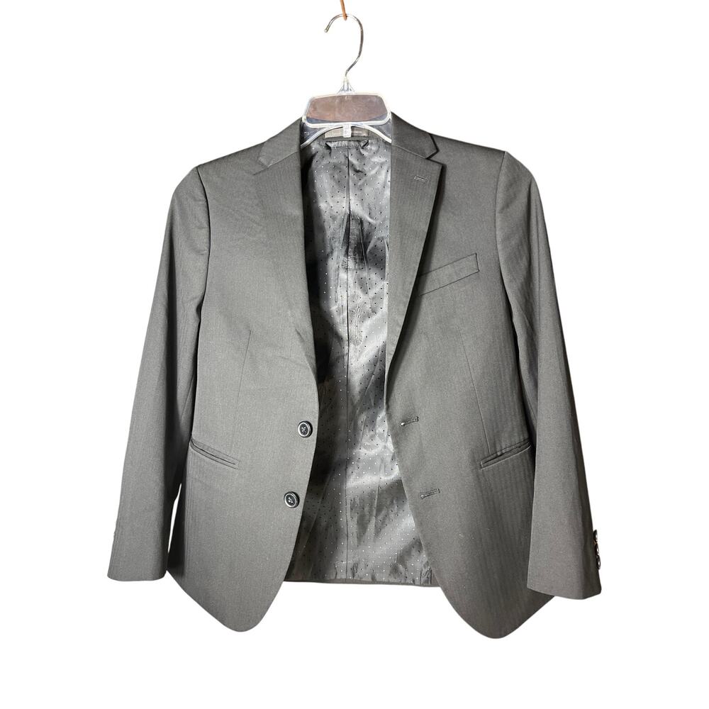 Boys dark gray suit, jacket collection by Michael Strahan size tag missing L